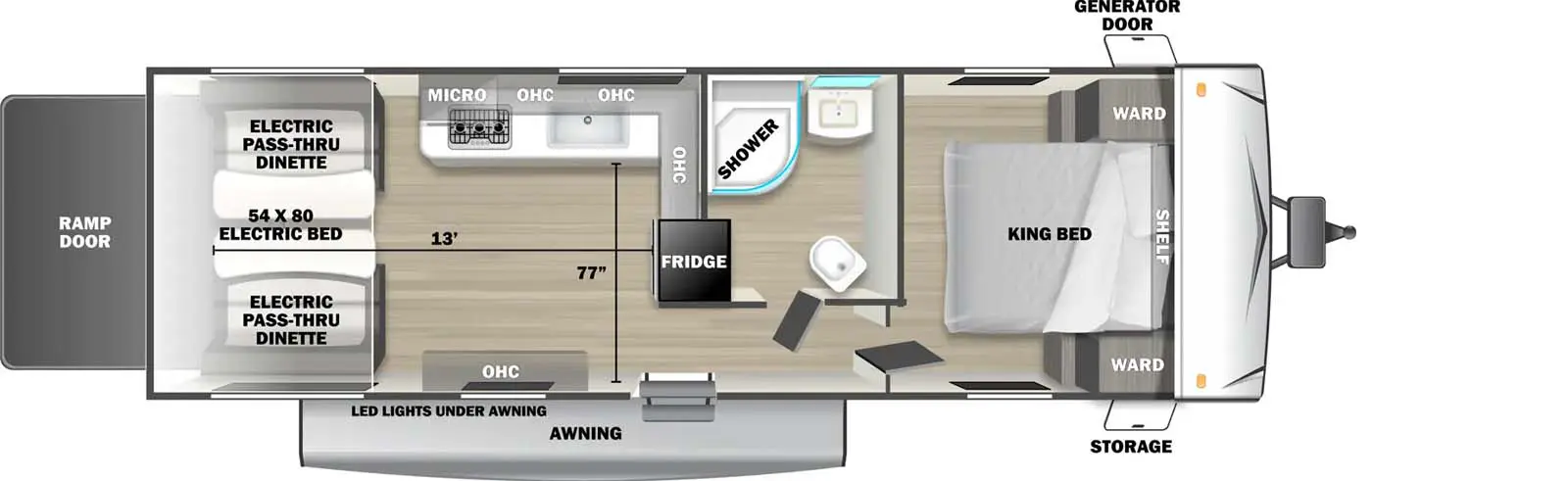 2550SRX Floorplan Image